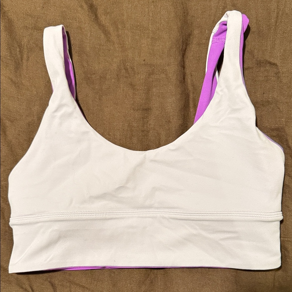 Lululemon Athletica Light and Dark Purple Sports Bra